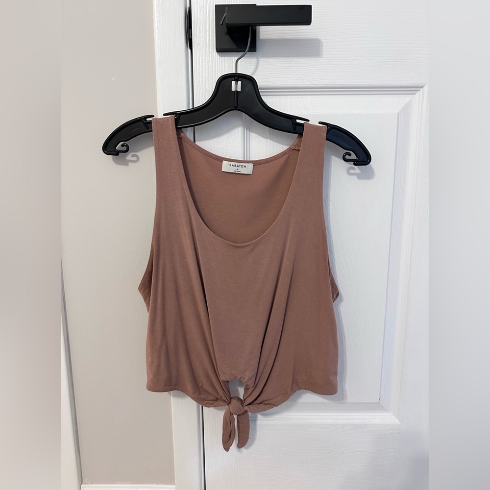 Babaton Tie Up Cropped Tank